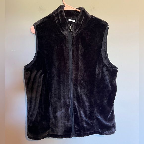Kim Rogers Soft Black Vest Size XL - Picture 1 of 5